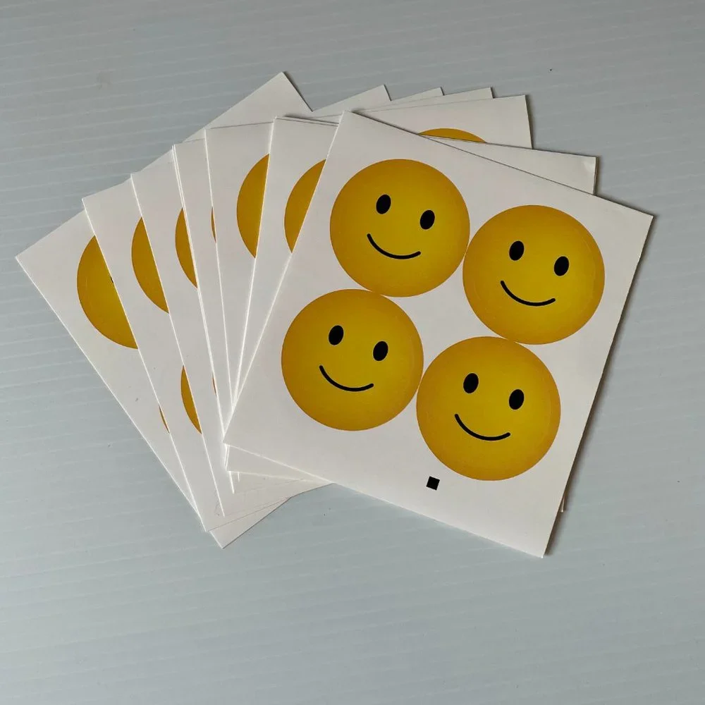 Large Smiley Face stickers